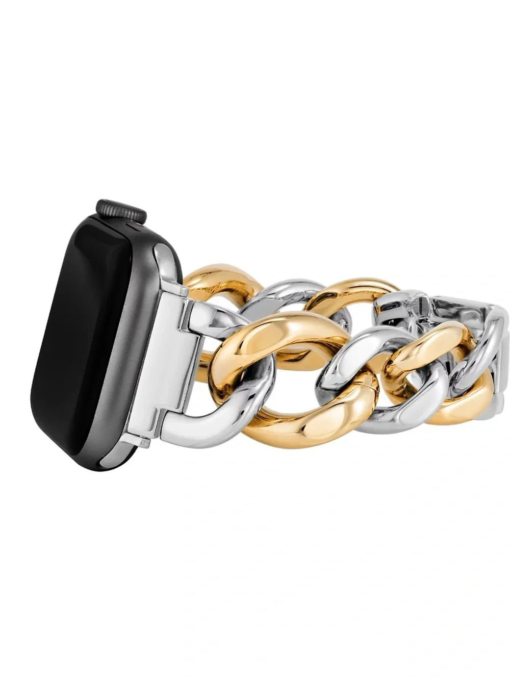Anne Klein Two-Tone Alloy Metal Chain Link Bracelet for Apple Watch 38/40/41mm